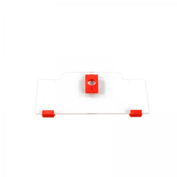 Cover Rot Niedrig für Eurobox NextGen Insight Sichtlagerkasten, 40x30x22 cm, Verschlussset