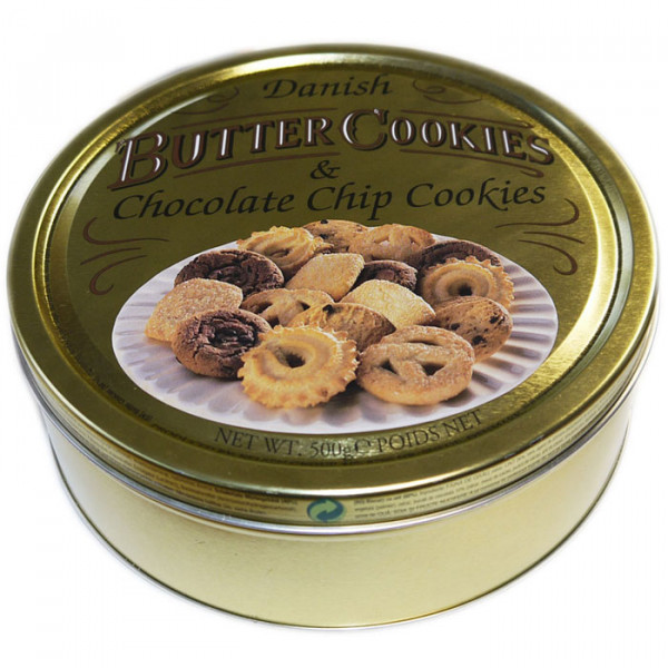 Danish Butter Cookies &amp; Chocolate Chip Cookies 500g