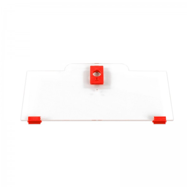Cover Rot Niedrig für Eurobox NextGen Insight Sichtlagerkasten, 60x40x22 cm, Verschlussset