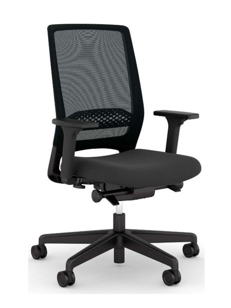  Bürodrehstuhl „Kickster“ von der Firma Viasit mit sehr vielen ergonomischen Einstellungen für einen guten Sitzkomfort